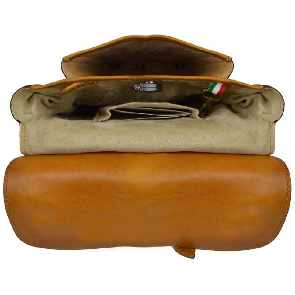 Pratesi BBL135/PE - Bisaccia 135/PE Cross Body Bag in cow leather Bisaccia B135/PE Blue