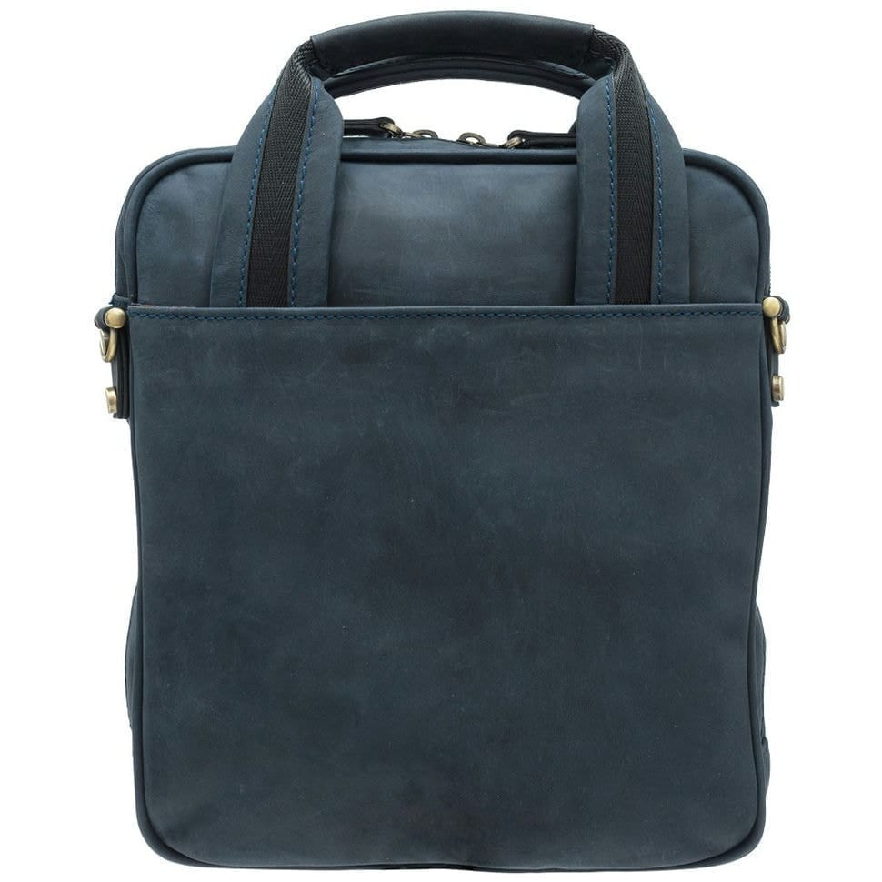 Барсетка м'яка шкіряна Tony Bellucci 5049-03 синій нубук