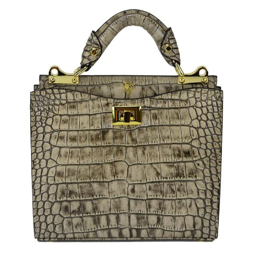 Pratesi KPA150/26 - Anna Maria Luisa de' Medici Small King Lady Bag in cow leather King White