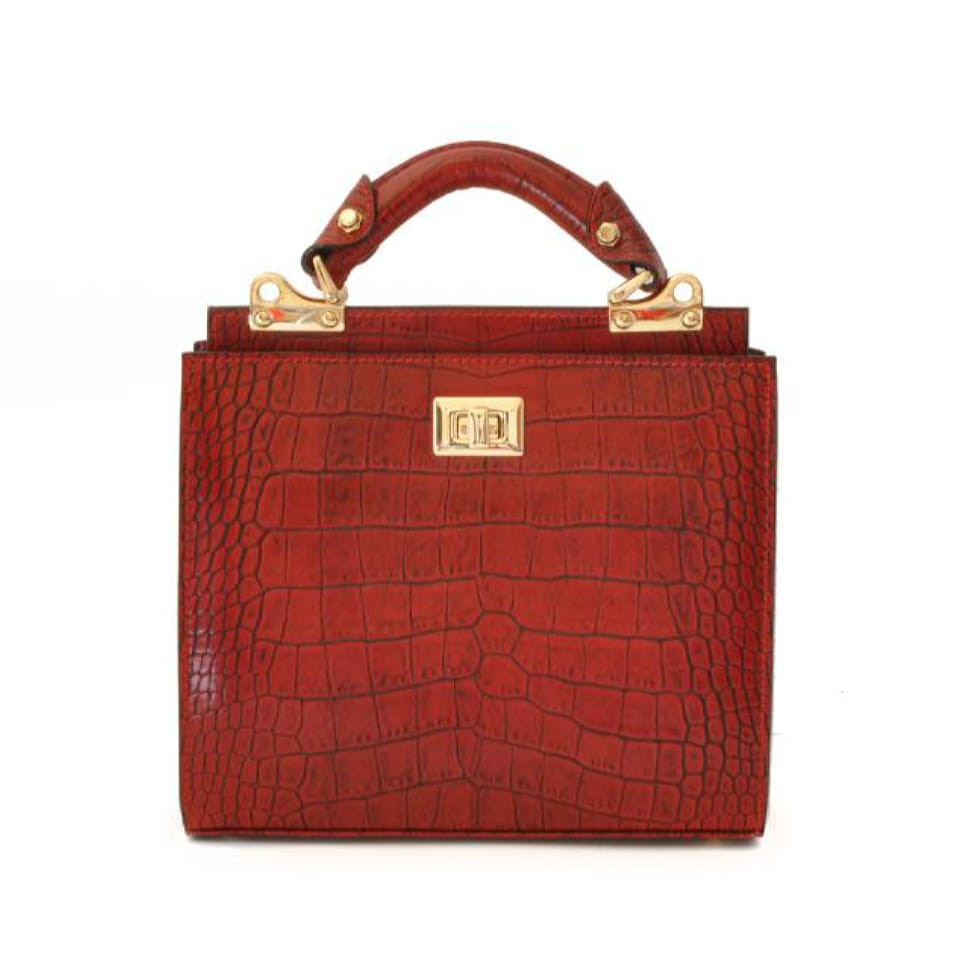 Pratesi KPA150/26 - Anna Maria Luisa de' Medici Small King Lady Bag in cow leather King White