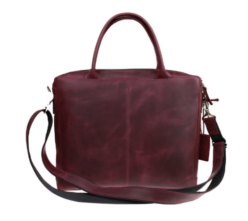 Сумка жіноча шкіряна для документів під формат А4 шкіра SULLIVAN 2611(40) марсала