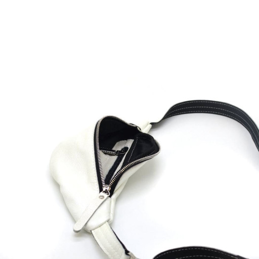 Жіноча біла маленька напоясний сумка з натуральної шкіри G1-3004-4lx TARWA