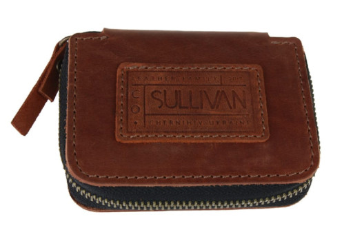 Ключниця шкіряна сумочка для ключів SULLIVAN 12223(6) світло-коринева