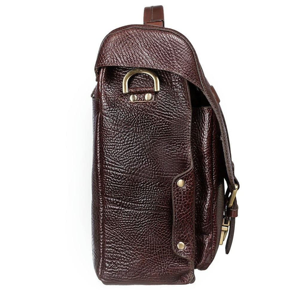 Шкіряний портфель Tony Bellucci 5089-896 рудий флотар