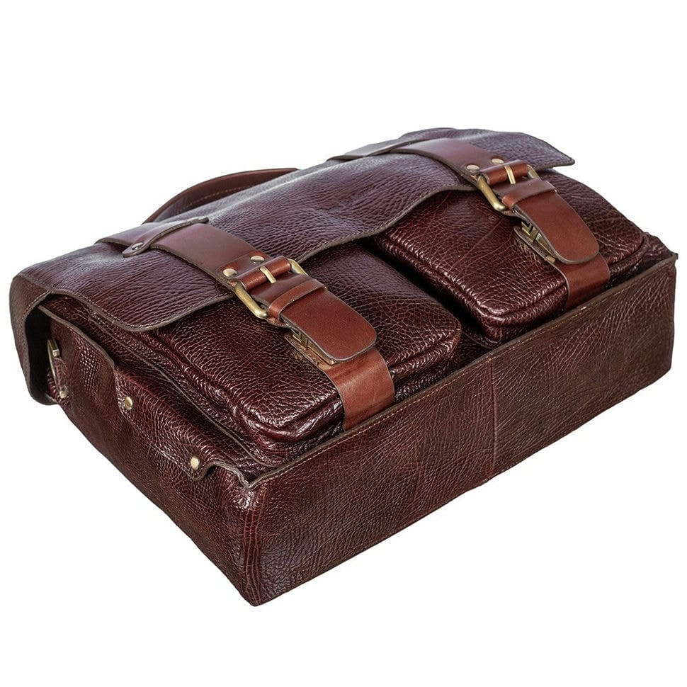 Шкіряний портфель Tony Bellucci 5089-896 рудий флотар