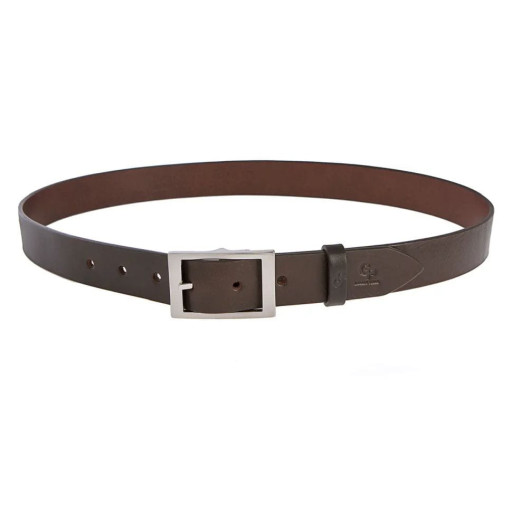 Шкіряний ремінь шоколад Grande Pelle 313203141