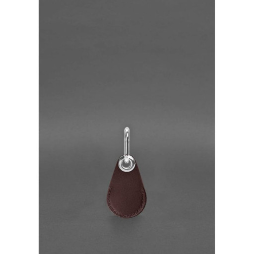 Шкіряний чохол для Apple AirTag без віконця Бордовий