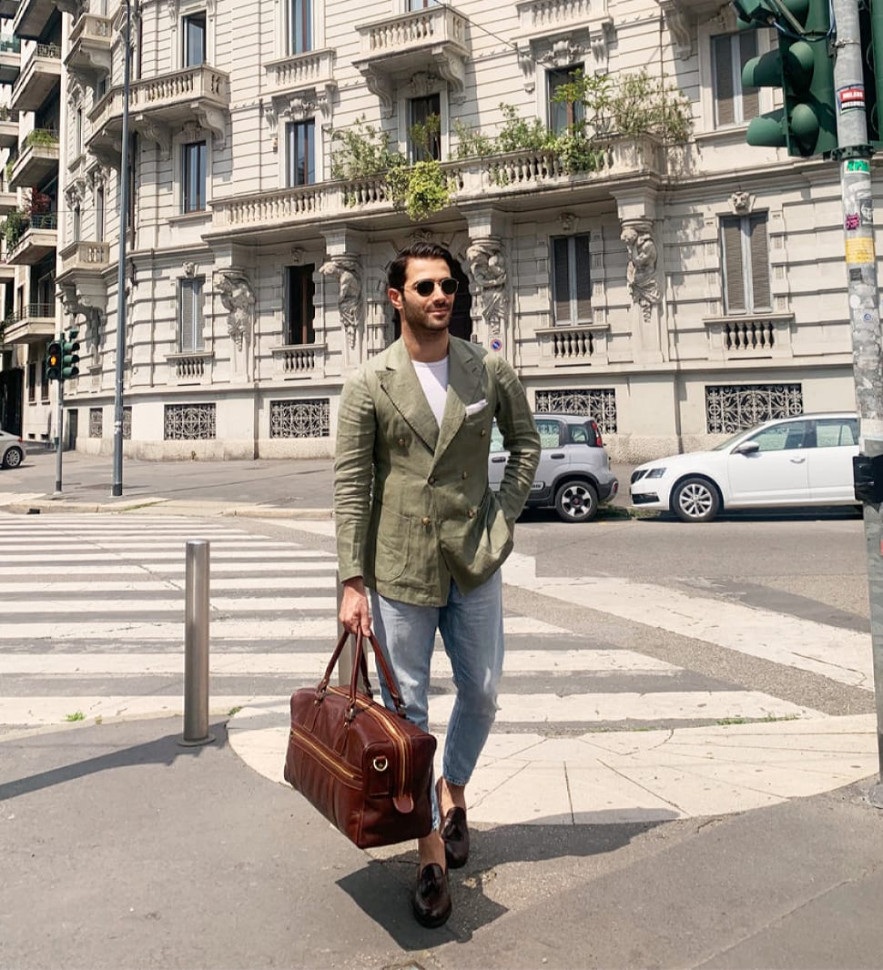 Шкіряна дорожня сумка - To the Lighthouse - Коричневий колір - Time Resistance 5196801