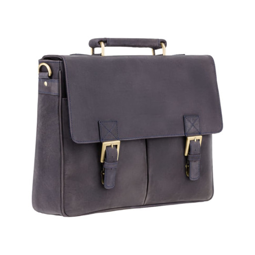 Портфель чоловічий Visconti 18716 Berlin (Oil Blue)