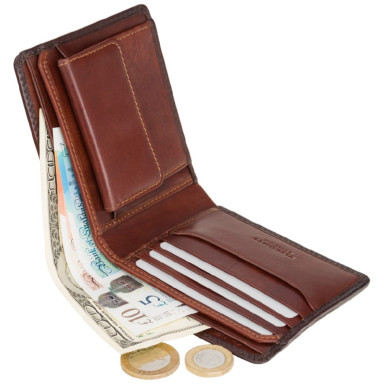 Кошелек мужской Visconti AT60 Arthur c RFID (Burnish Tan)