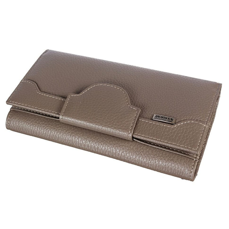 Гаманець жіночий шкіряний Desisan 128-283 бежевий флотар