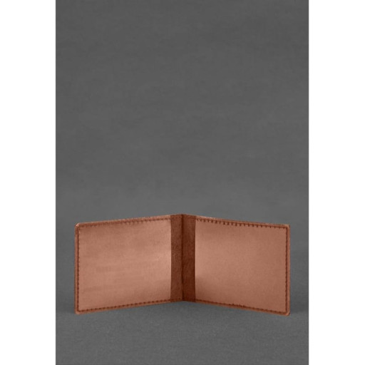 Шкіряна обкладинка для посвідчення інваліда внаслідок російсько-української війни світло-коричневий Crazy Horse