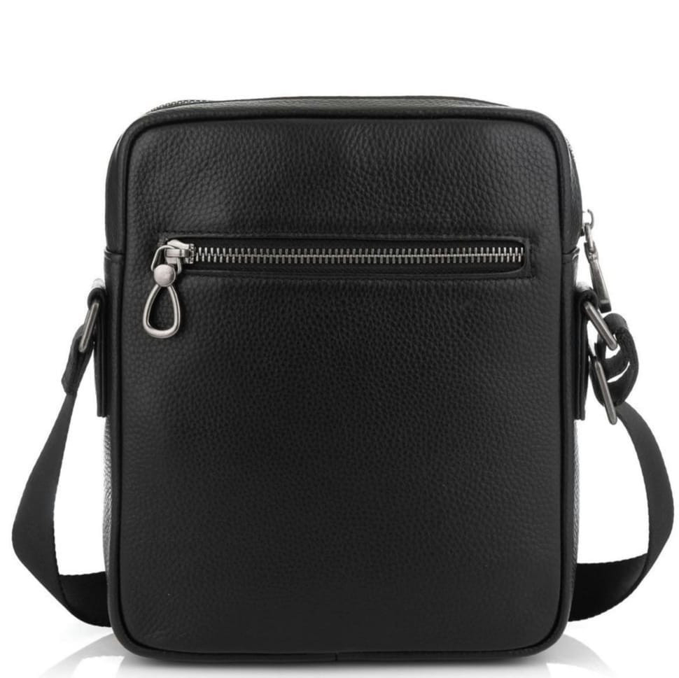 Чорна шкіряна сумка чоловіча Tiding Bag NM29-88079A