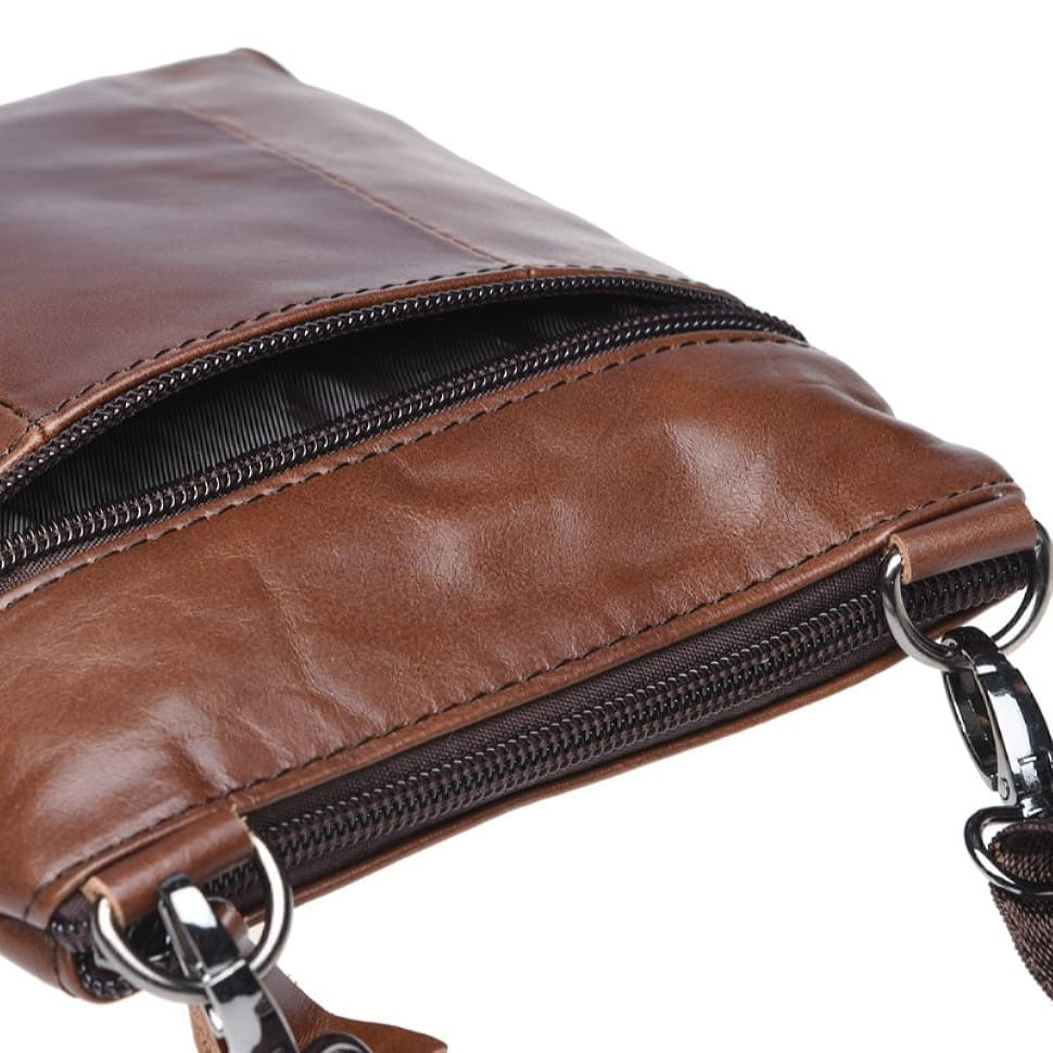 Чоловіча шкіряна сумка Keizer K1701-brown