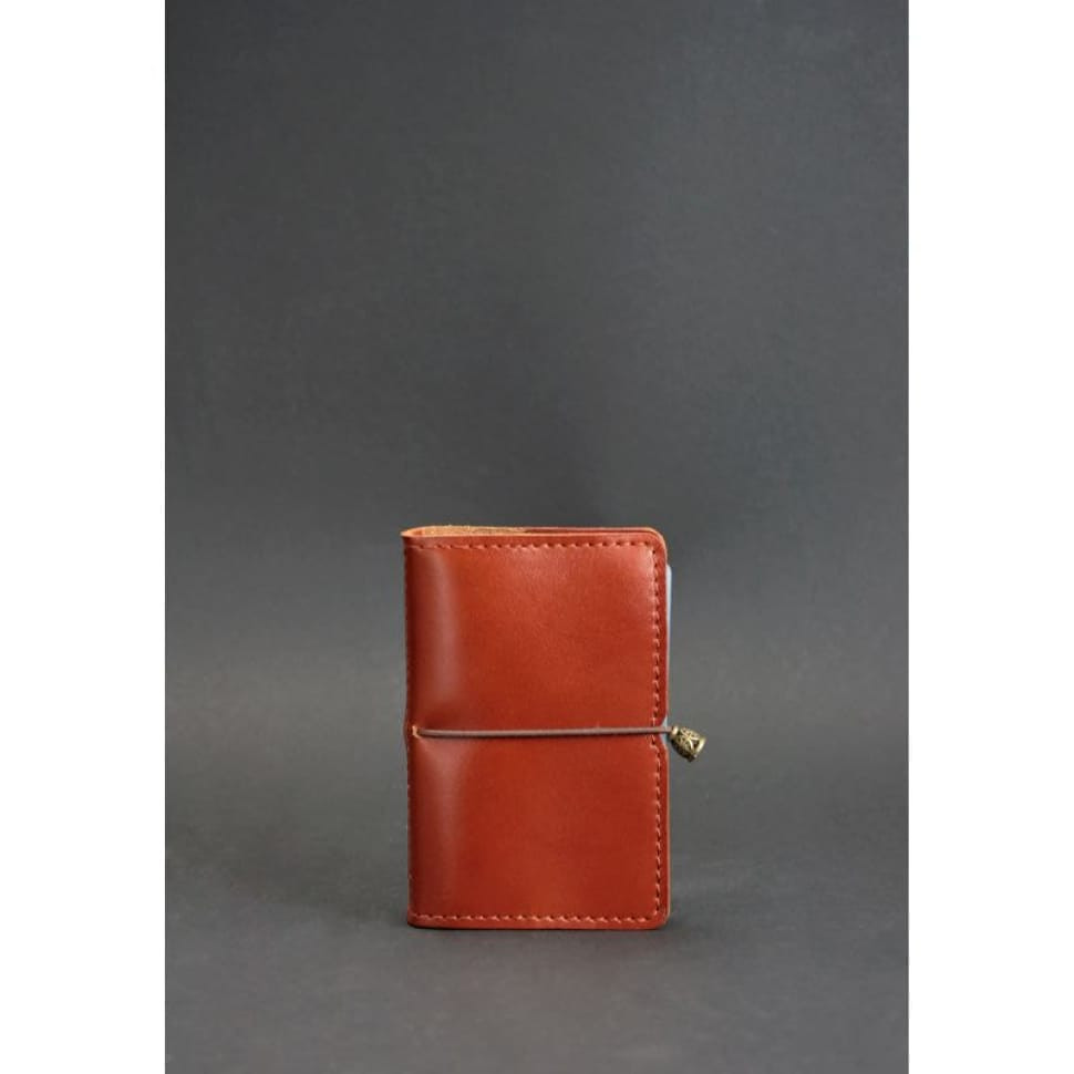 Шкіряний кард-кейс 7.0 світло-коричневий