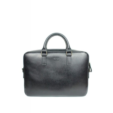 Шкіряна ділова сумка Briefcase 2.0 чорний сап'ян
