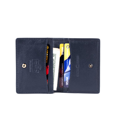 Hammonds Flycatcher CC606 Blue Leather Cardholder