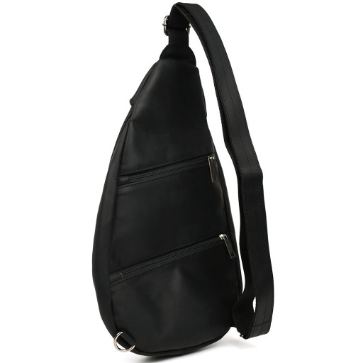 Рюкзак-слінг на одне плече з кінської шкіри TARWA Govard RA-0705-3mdL