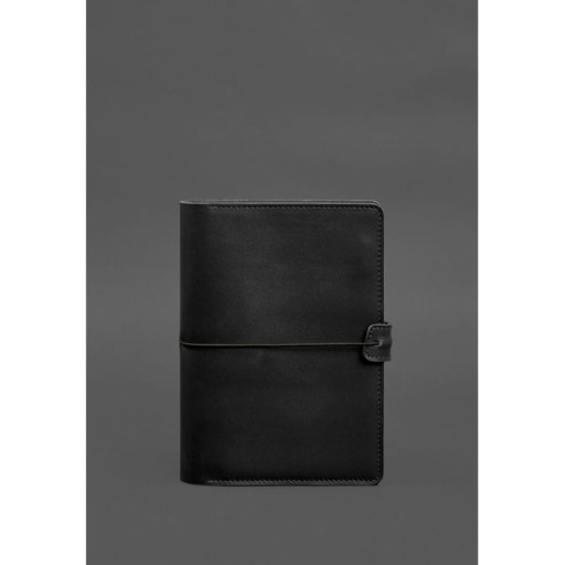 Шкіряний блокнот А5 (софт-бук) 9.4 чорний