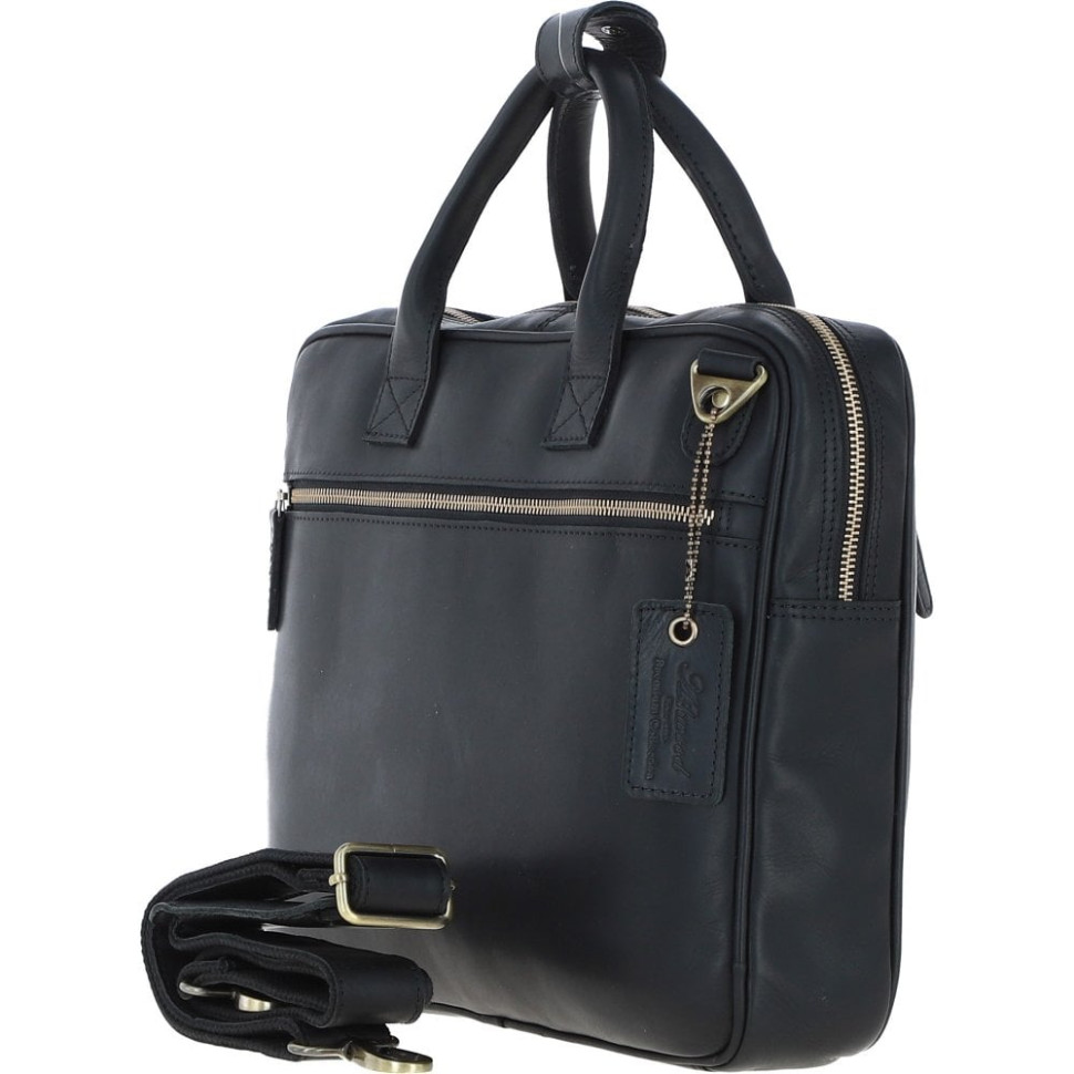 Cумка мужская Ashwood K46 Black (Черный)