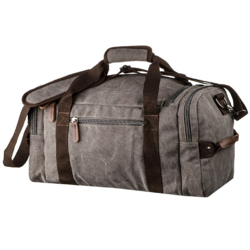 Дорожня сумка текстильна з кишенею Vintage 20191