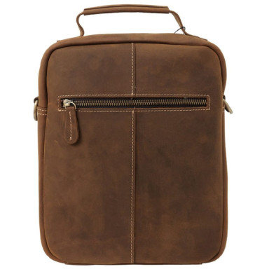 Чоловіча шкіряна сумка через плече BUFFALO BAGS M3552C коричнева