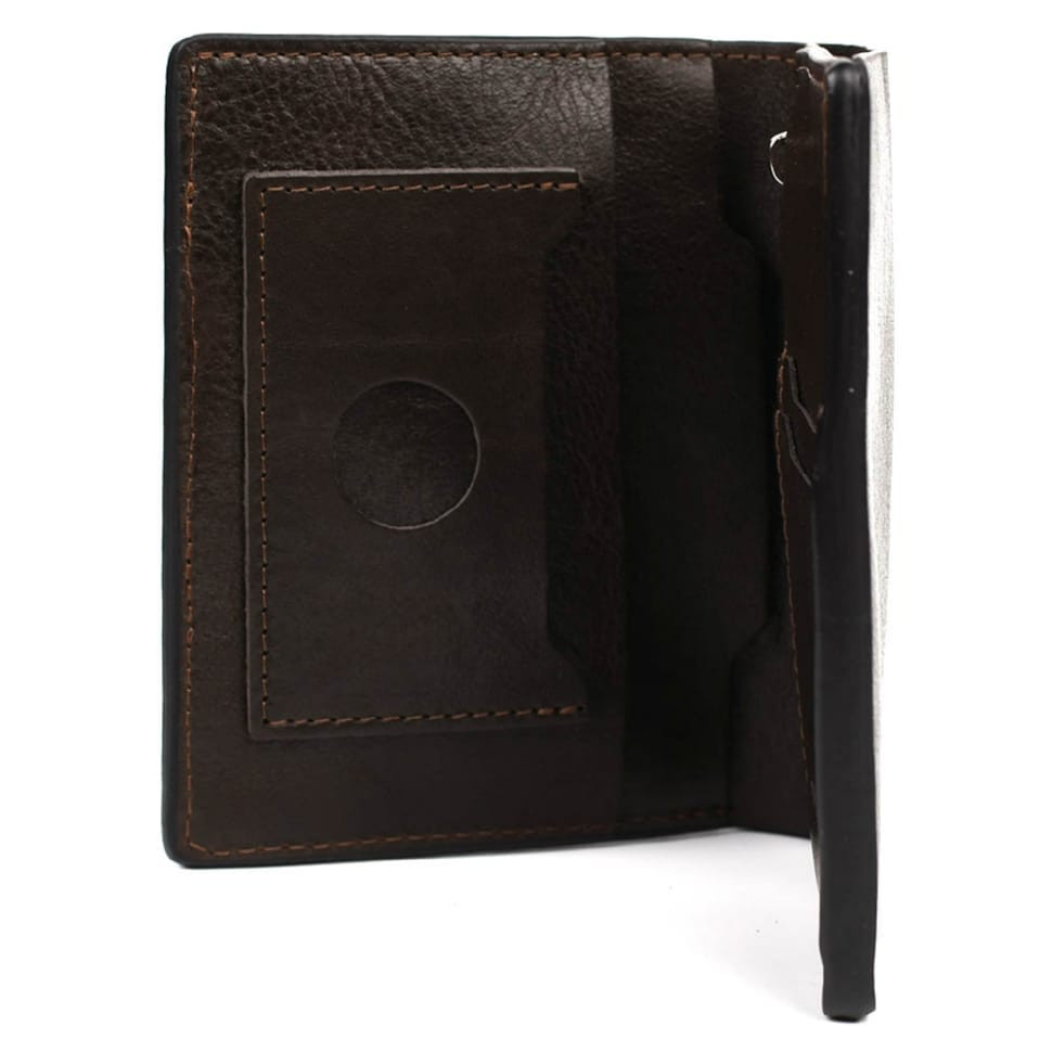 Mens leather wallet with AirTag Grande Pelle 518620