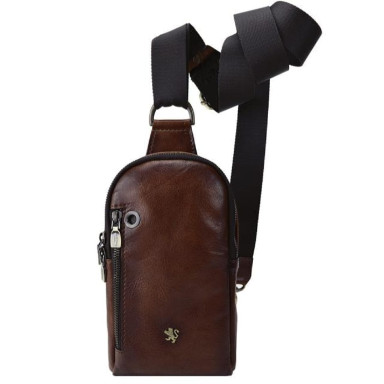 Pratesi BCF636 - Passo del Muraglione B636 Cross Body Bag in cow leather Passo del Muraglione B636 Coffee