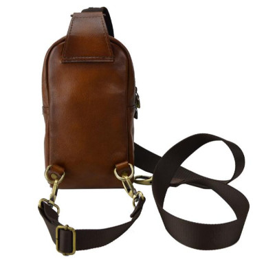 Pratesi BCF636 - Passo del Muraglione B636 Cross Body Bag in cow leather Passo del Muraglione B636 Coffee