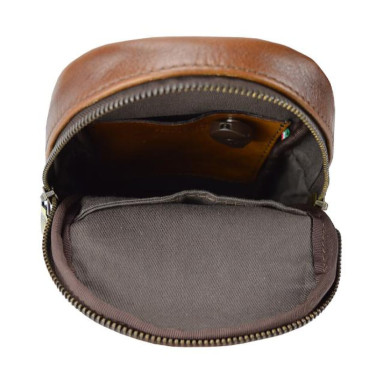 Pratesi BCF636 - Passo del Muraglione B636 Cross Body Bag in cow leather Passo del Muraglione B636 Coffee