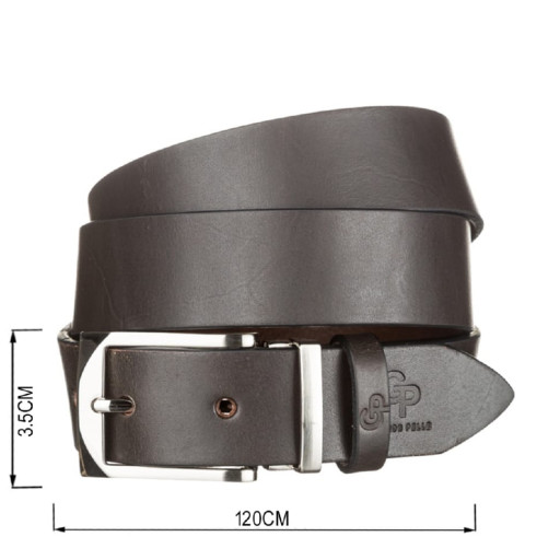 Текстильний чоловічий ремінь класика Vintage 20526 Темно-синій