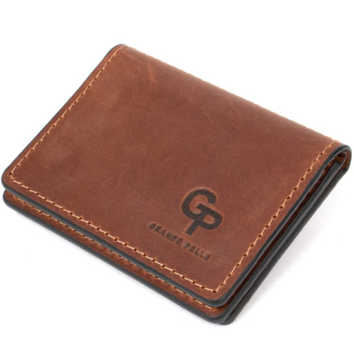 Ключниця з монетницею GRANDE PELLE 11371 Чорний