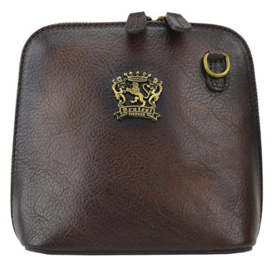 Pratesi BCF467 - Cross Body Bag Volterra Bruce in cow leather Bruce Coffee