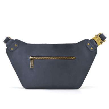 Leather banana waist blue horseskin RK-8133-3md TARWA