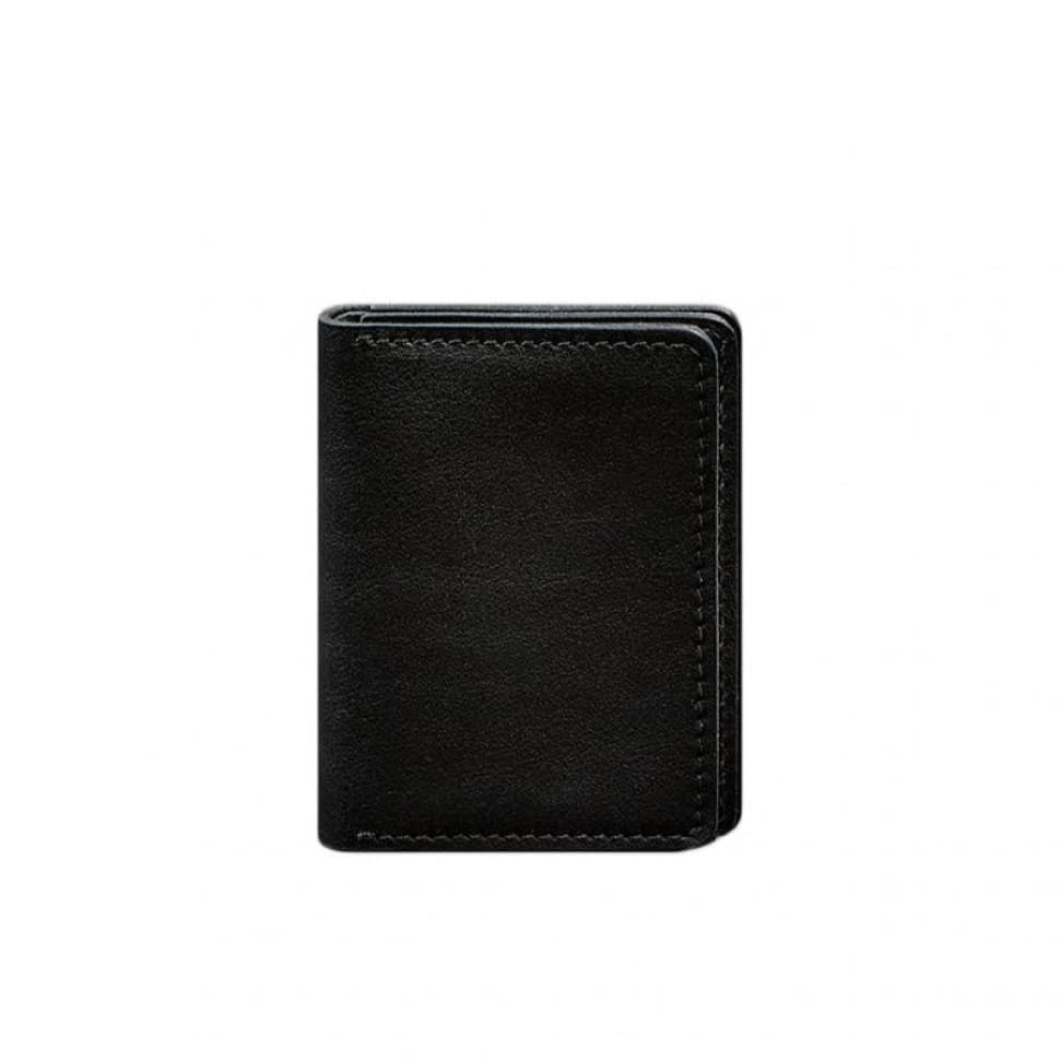 Leather cover for driver's license, ID and plastic cards 2.0 black