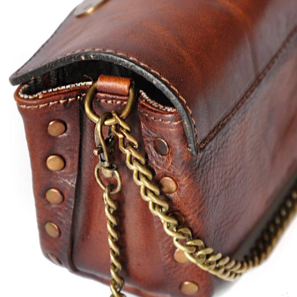 Pratesi BEM160/G - S.Bernardo Big Clutche in cow leather Bruce Emerald