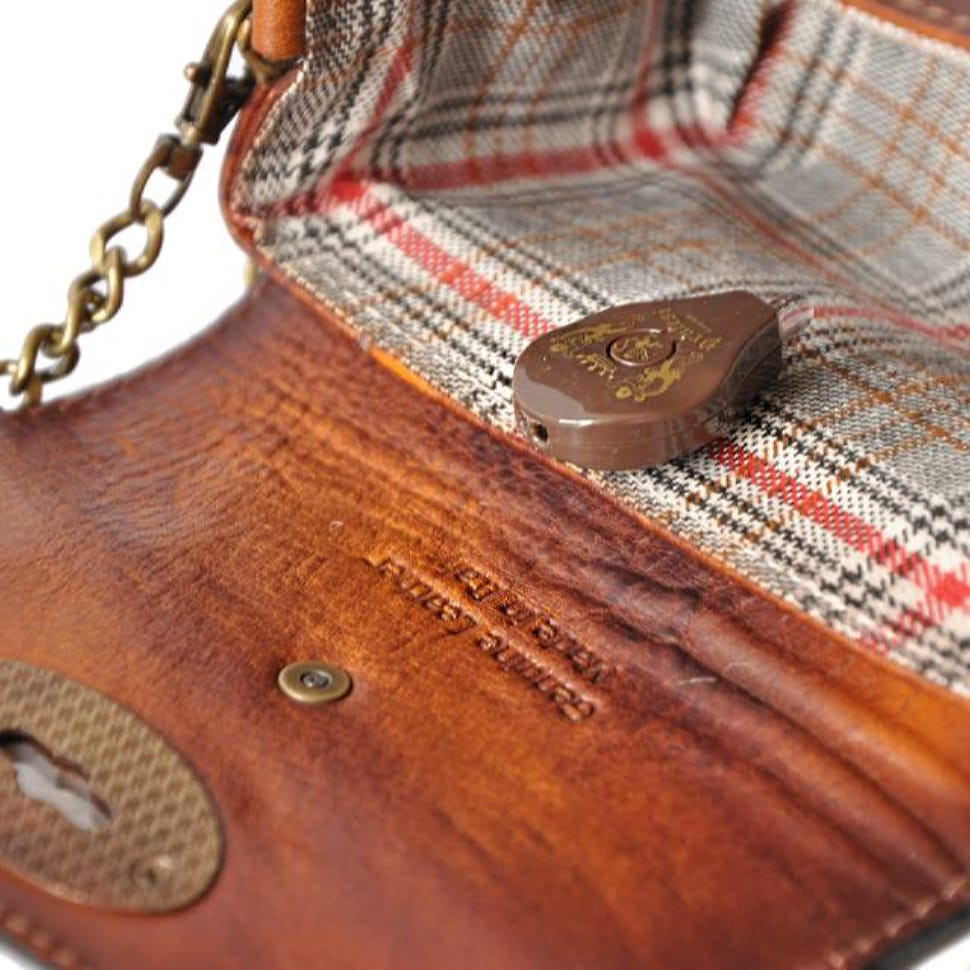 Pratesi BEM160/G - S.Bernardo Big Clutche in cow leather Bruce Emerald