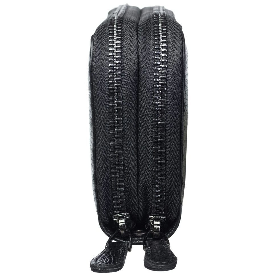 Гаманець жіночий шкіряний Desisan 071-01 чорний флотар