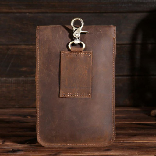 Оригінальний шкіряний аксесуар, колір коричневий, Bexhill bx2089