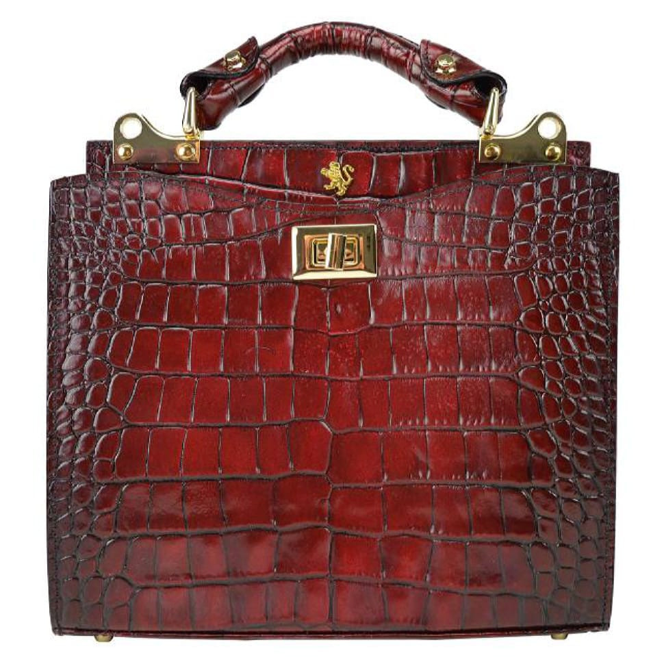 Pratesi KCH150/26 - Anna Maria Luisa de' Medici Small King Lady Bag in cow leather King Chianti