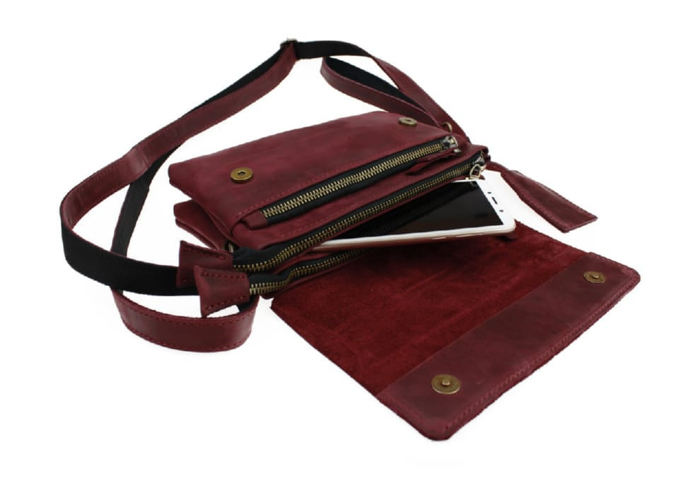 Сумка жіноча маленька барсетка клатч SULLIVAN sg9 (32) марсала