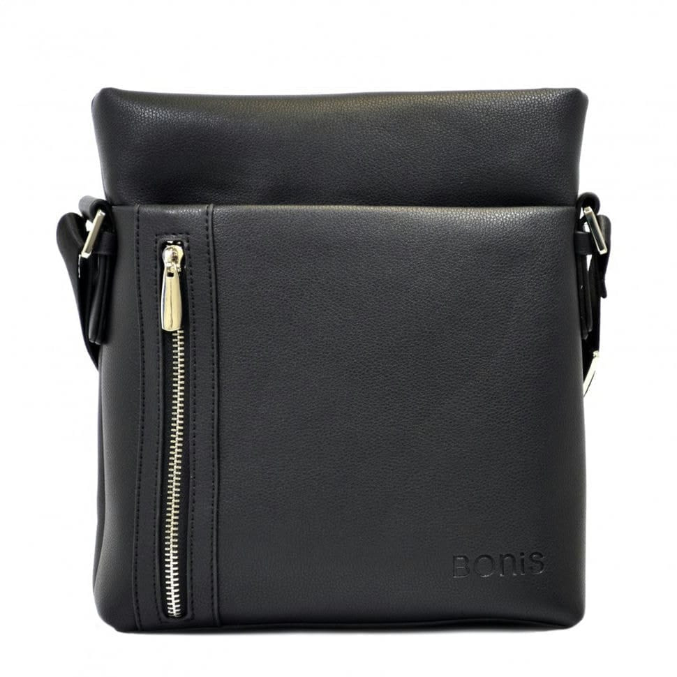 Барсетка м'яка із шкірозамінника ТМ Bonis 8337-1 чорна