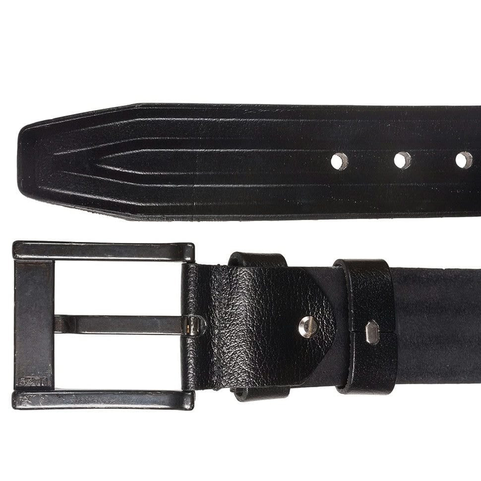 Ремінь шкіряний YSK джинсовий 5 см 3017-1 чорний