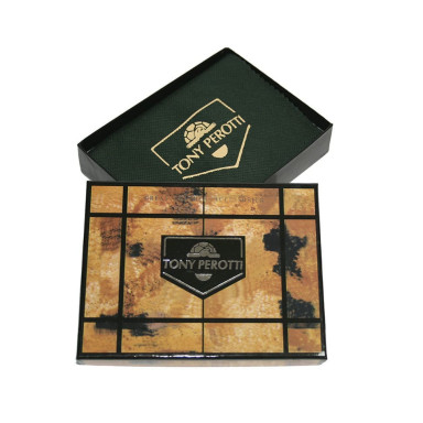Leather wallet Italico 3645 navy blue