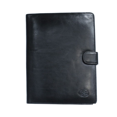 Leather notepad Italico 2590 nero black
