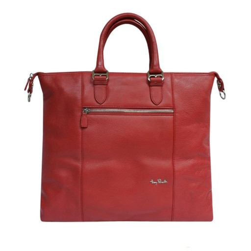 Сумка шкіряна Contatto 9217-31 rosso червоний