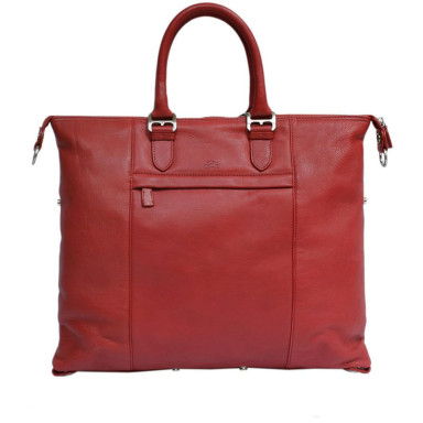Сумка шкіряна Contatto 9217-31 rosso червоний