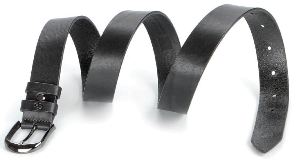 Men's belt GRANDE PELLE 00772 genuine leather Black
