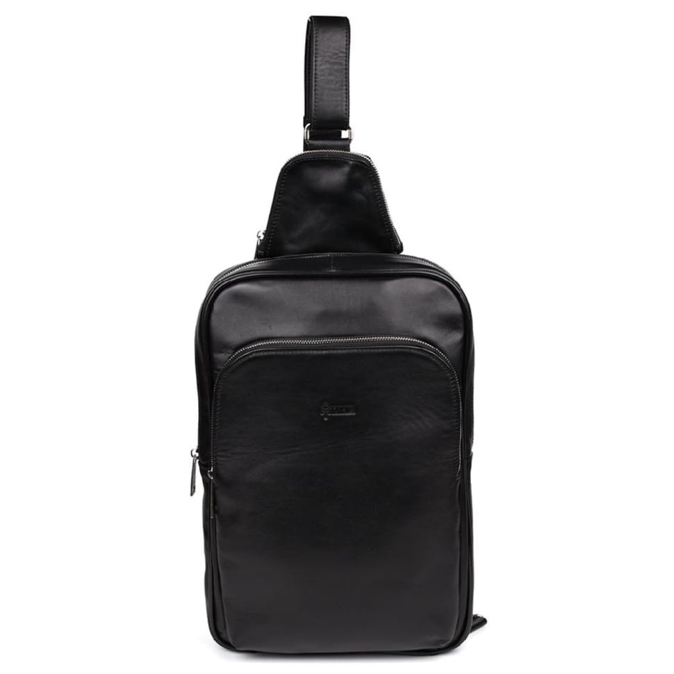 XL sling, leather one-shoulder backpack TARWA GA-0105XL-4lx
