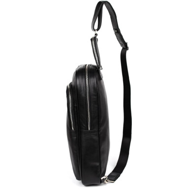 XL sling, leather one-shoulder backpack TARWA GA-0105XL-4lx